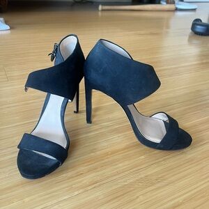Vince Camuto Black Strappy Heels